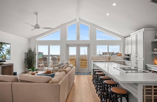 Sand Point House | Your Beach Retreat Awaits: Game Room, Community Pool & Easy Beach Access
