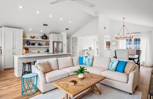 Sand Point House | Your Beach Retreat Awaits: Game Room, Community Pool & Easy Beach Access