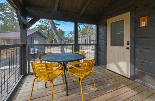 Bryan Cabin | Your Home Away From Home! Patio, Outdoor Pool, Pets are Allowed Here!