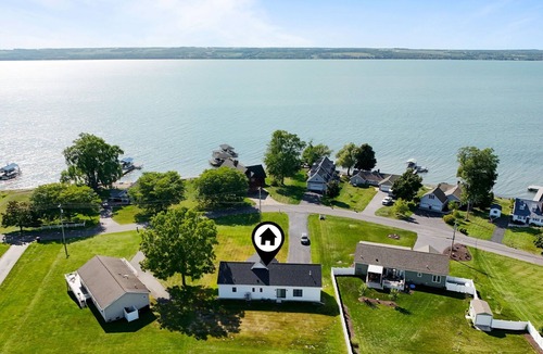 Romulus House | Your modern Seneca Lake escape with private beach access, lake views, and the perfect setting for Finger Lakes fun