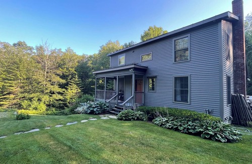 Londonderry House | Your perfect pet friendly, summer retreat w/serene brook, hot tub and fire pit.