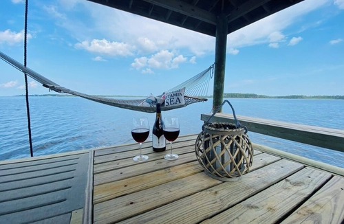 Hobucken House | Your Private Coastal NC Waterfront Escape. Dock and Sun Special deals available