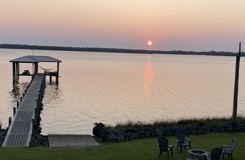 Hobucken House | Your Private Coastal NC Waterfront Escape. Dock and Sun Special deals available