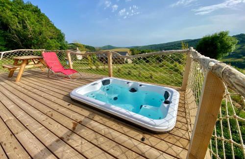 Saint-Beauzely House | Yourte 2-4 personnes avec SPA