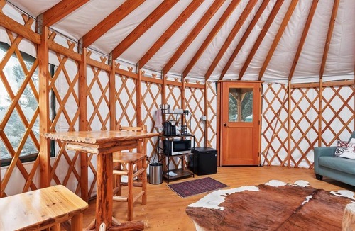 Idaho City RV Rental | Yurt 2 - The Gold Miner