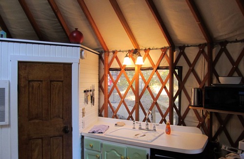 Holts Summit Cottage | Yurt Floating in the Forest