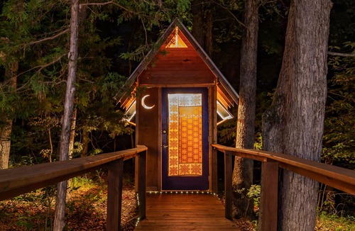 Holts Summit Cottage | Yurt Floating in the Forest