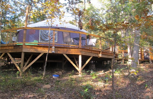 Holts Summit Cottage | Yurt Floating in the Forest