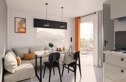 Arles-sur-Tech House | ZEcamping 3 étoiles piscine chauffée mobil-home TV clim 27m2