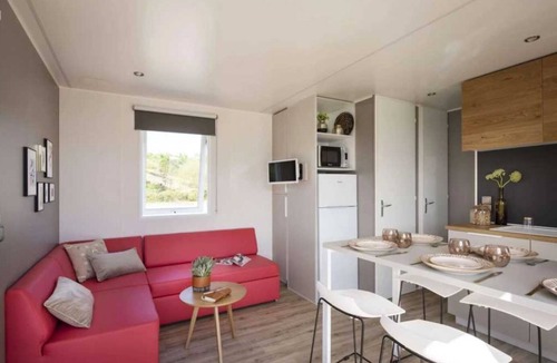 Seix House | ZEcamping 3 étoiles espace aquatique mobil-home TV 33m2 6 pers