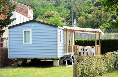Arles-sur-Tech House | ZEcamping 3 étoiles familial piscine chauffée mobil-home TV clim 30m2