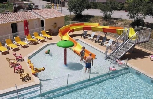 Saint Maime Cabin | ZEcamping 3* familial parc aquatique dog friendly fitness cabane 46m2