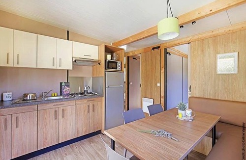 Darbres Ski Chalet | ZEcamping 3* pataugeoire chalet LV BBQ clim 35m2