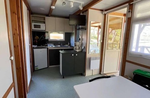 Durfort House | ZEcamping 3* piscine chalet TV clim 24m2 5 pers