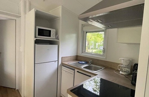 Apremont House | ZEcamping 4 étoiles piscine couverte mobil-home TV LV BBQ 33m2