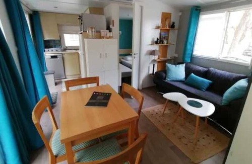 Castelnau-de-Guers House | ZEcamping 4 étoiles piscine chiens acceptés mobil-home TV 30m2 4 pers