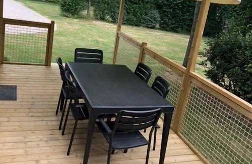 Apremont House | ZEcamping 4* piscine couverte dog friendly mobil-home TV LV BBQ 34m2
