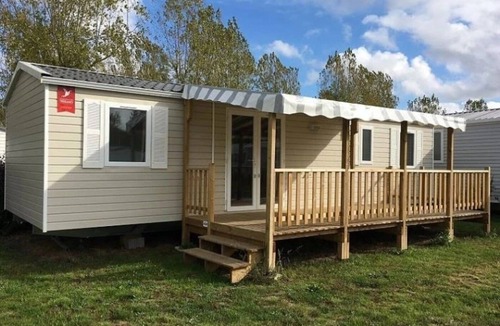 Angles House | ZEcamping 4* piscine couverte mobil-home BBQ 40m2