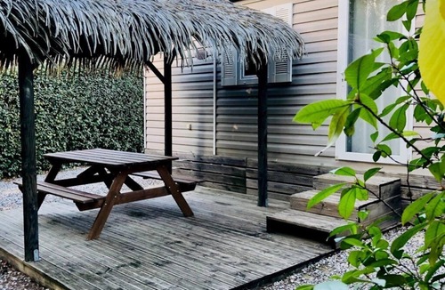Sigean House | ZEcamping 3* piscine chauffée chiens acceptés mobil-home TV clim 27m2