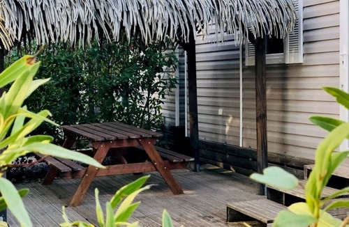 Sigean House | ZEcamping 3* piscine chauffée chiens acceptés mobil-home TV clim 27m2