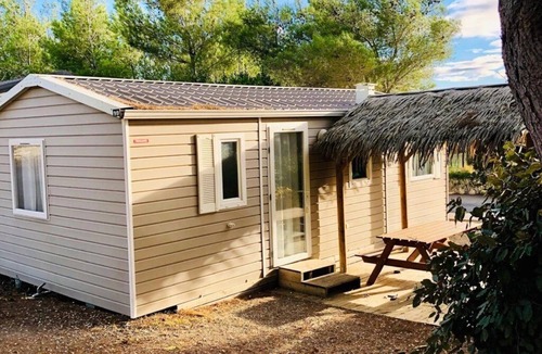 Sigean House | ZEcamping 3* piscine chauffée mobil-home TV clim 33m2 6 pers