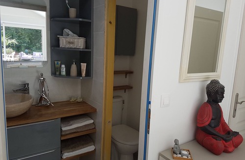 Gizay House | Zen room with pool view/Separate entrance