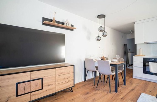 Glattbrugg Apartment | Zurich Airport Riverside, Balcony, Parking, Desk