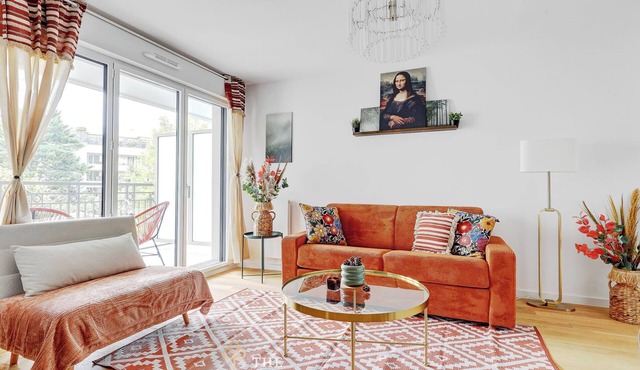 Élégant appartement avec balcon – Proche de l’Hippodrome