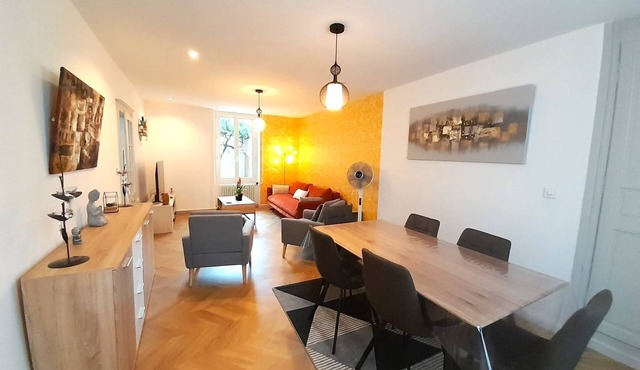 Élégante maison-2 chb- 6 pers- wifi- patio