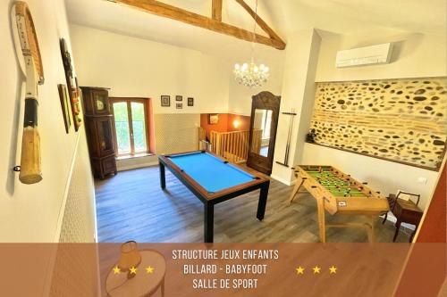 " Ô Chai Nous " 14 pers - Billard, Babyfoot - Structure de Jeux