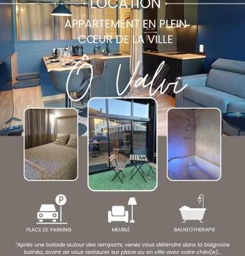 Ô Valvi - Suite balnéo, terrasse et parking privé - Saint-Lô centre