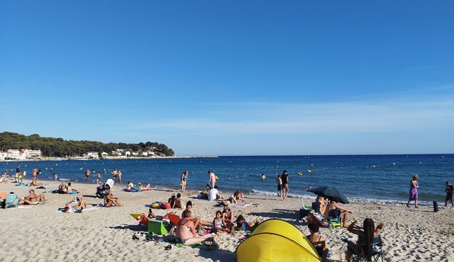 à 50m de la Plage des Sablettes