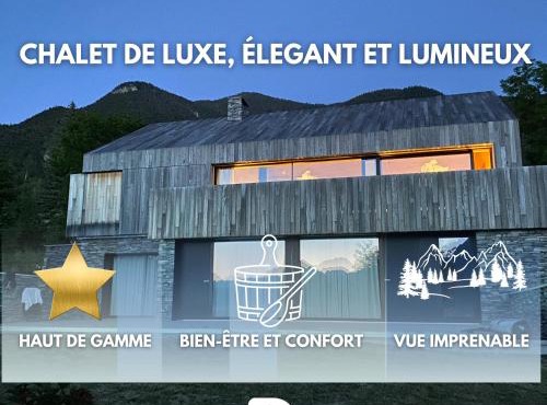 Élégant chalet contemporain - sauna - piscine -10p