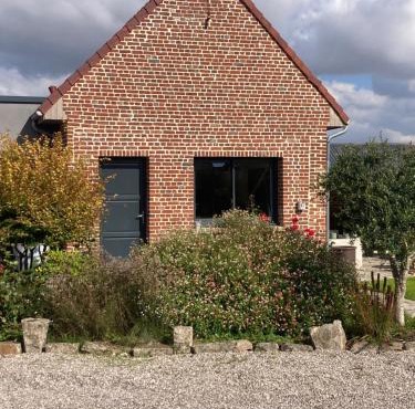 Étable rénovée en studio à la campagne