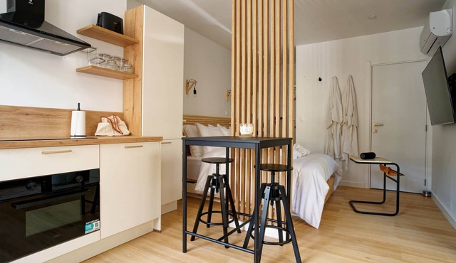 Éveil en blanc - Private Jacuzzi & cotton comfort