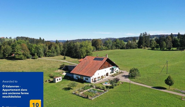 Ô Valanvron - Appartement dans une ancienne ferme neuchâteloise