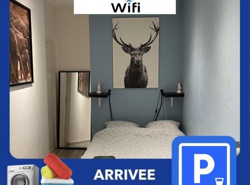 010 CHIC & COSY F1 29m2 HYPERCENTRE WIFI SMART TV NETFLIX