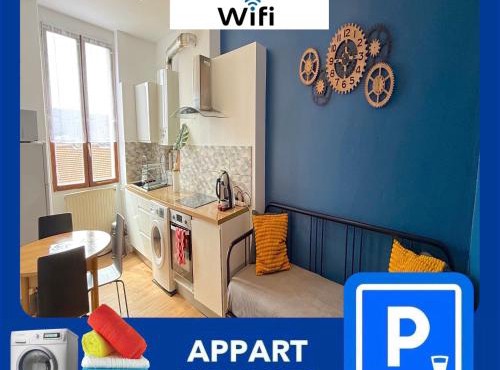 012 CHIC & COSY F2 34m2 HYPERCENTRE WIFI SMART TV NETFLIX