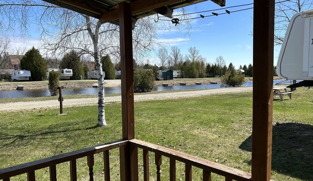 #04 Covered Porch with a waterview