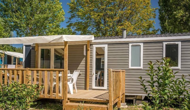 1.5 km de la plage | Mobil-home 6p + TV + Plancha