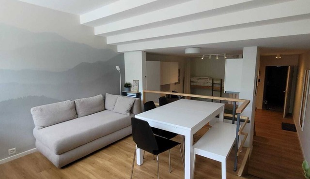 1.5 room apartment for 1 - 4 people with a view of the ski slope