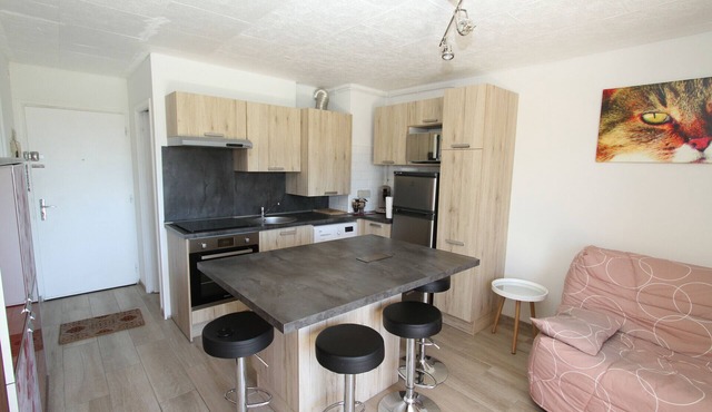 1 bedroom apartment 3 stars in front of the beach