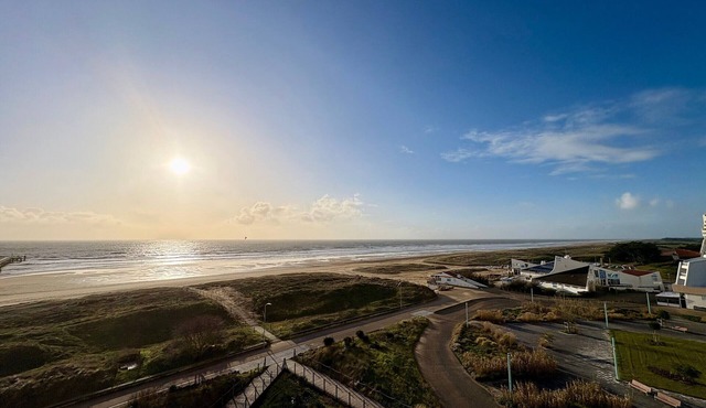 1-bedroom apartment, 4 ppl, private parking, sea-facing, sailing school