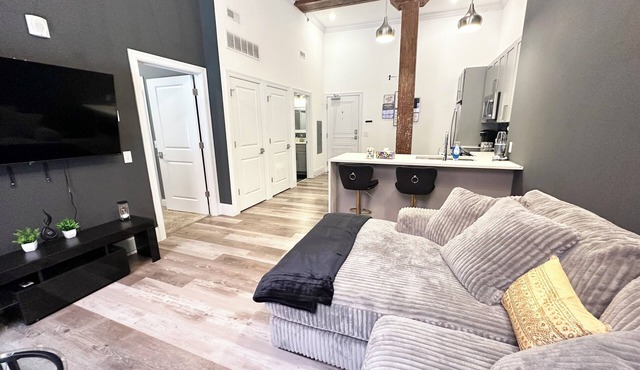 1-bedroom Apartment with gym, rooftop hot tub, WiFi in fabulous St. Louis!