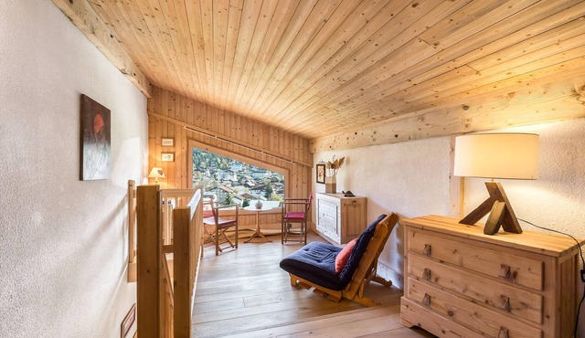 1-bedroom apartment with mezzanine in Megève, balcony & pets allowed