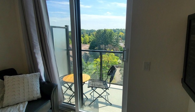 1 bedroom Condo in Waterloo with Balcony