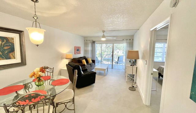1 Bedroom Garden Condo—Steps from the Beach