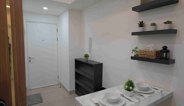 1 BR Apartment Urban City View Podomoro City Deli Medan By OLS Studio