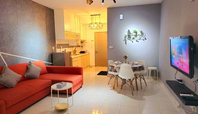 1 Dream Home @ Tiara Imperio Studio 舒适和最特别让您体验阳台风景