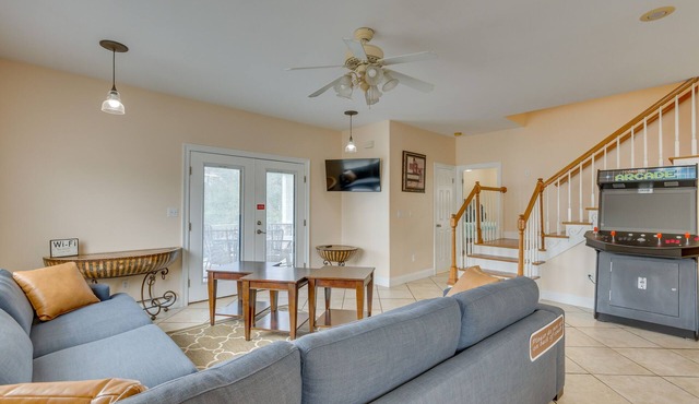 1 Mi to Beach Access: Spacious Orange Beach Duplex